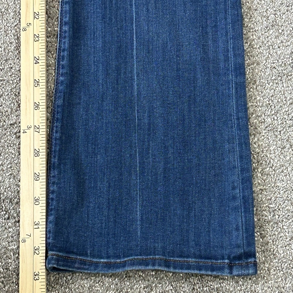 Express Barely Boot Mid-Rise Stretch Blue Jeans ~ Women's 10R - 33"ins - Picture 8 of 8